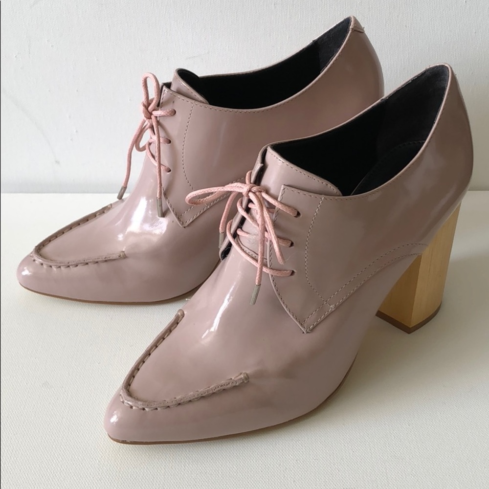 Pink oxford heels